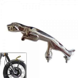 Aluminium Front Mud Guard Jaguar Decal For Royal Enfield Motorcycle