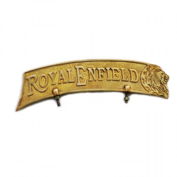 Brass Front Mudguard Plate Side Tiger Face Symbol For Royal Enfield Motorcycle