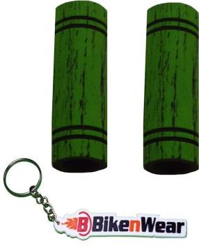 Foam Grip Cover Green Color With BikeNwear Key Chain
