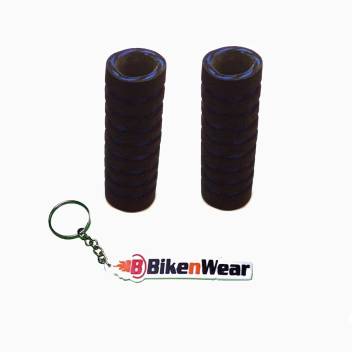 Foam Grip Cover Brown And Blue Color Mix   With BikeNwear Key Chain