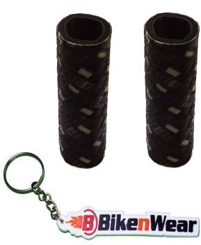 Foam Grip Cover Brown design Color With BikeNwear Key Chain