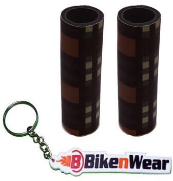 Foam Grip Cover Malti  Color Shade With BikeNwear Key Chain