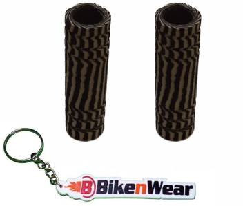 Foam Grip Cover Black  Design   With BikeNwear Key Chain
