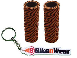 Foam Grip Cover Lion Color Lineing Design   With BikeNwear Key Chain