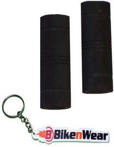 Foam Grip Cover Mat Black Color With BikeNwear Key Chain