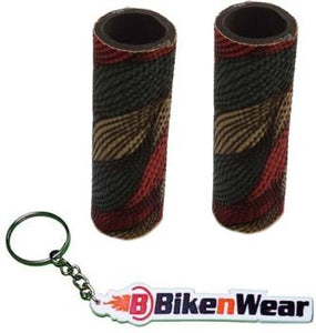 Foam Grip Cover Malti Color With BikeNwear Key Chain