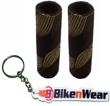 Foam Grip Cover Dark Brown Color  With BikeNwear Key Chain