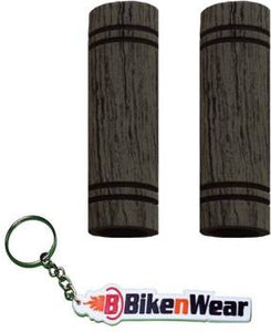 Foam Grip Cover Light Gray Color  With BikeNwear Key Chain