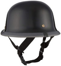 Load image into Gallery viewer, German Style Gloss Black Helmet