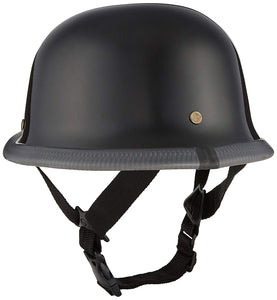 German Style Gloss Black Helmet