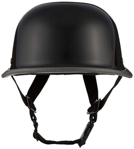 German Style Gloss Black Helmet