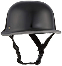 Load image into Gallery viewer, German Style Gloss Black Helmet