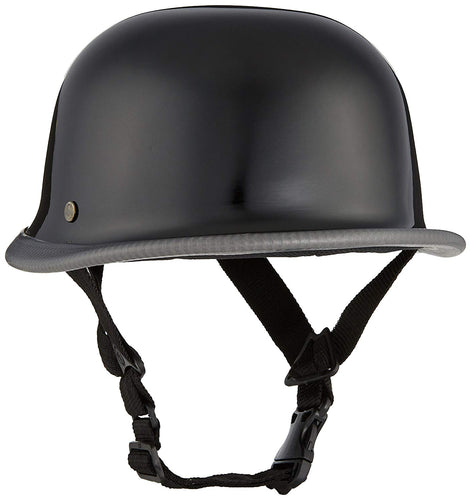 German Style Gloss Black Helmet