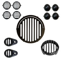 Load image into Gallery viewer, Classic Reborn Black color Head light Tail light  Indicator front cover rear cover and Pilot Light Grill Set