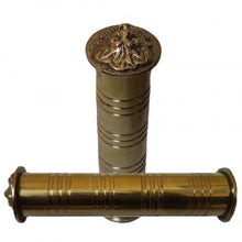 Load image into Gallery viewer, Brass Antique Handle Bar Grip Lion Face For Royal Enfield Motorcycle