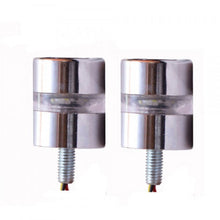 Load image into Gallery viewer, Handle Bar End LED Weight Chrome Black For Royal Enfield Motorcycle