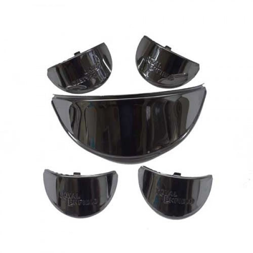 Aluminium Head Light & Indicator Shade Set For Royal Enfield Motorcycle