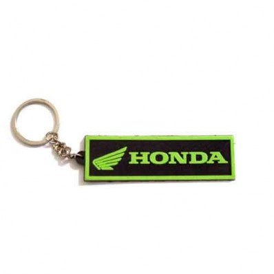 Rubber Green Honda Key Chain For Motorcycles
