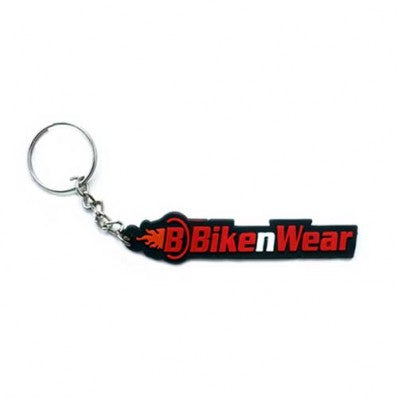 Rubber BikenWear Red Key Chain For Motorcycles