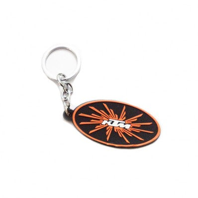 Rubber Black KTM Key Chain For Motorcycles