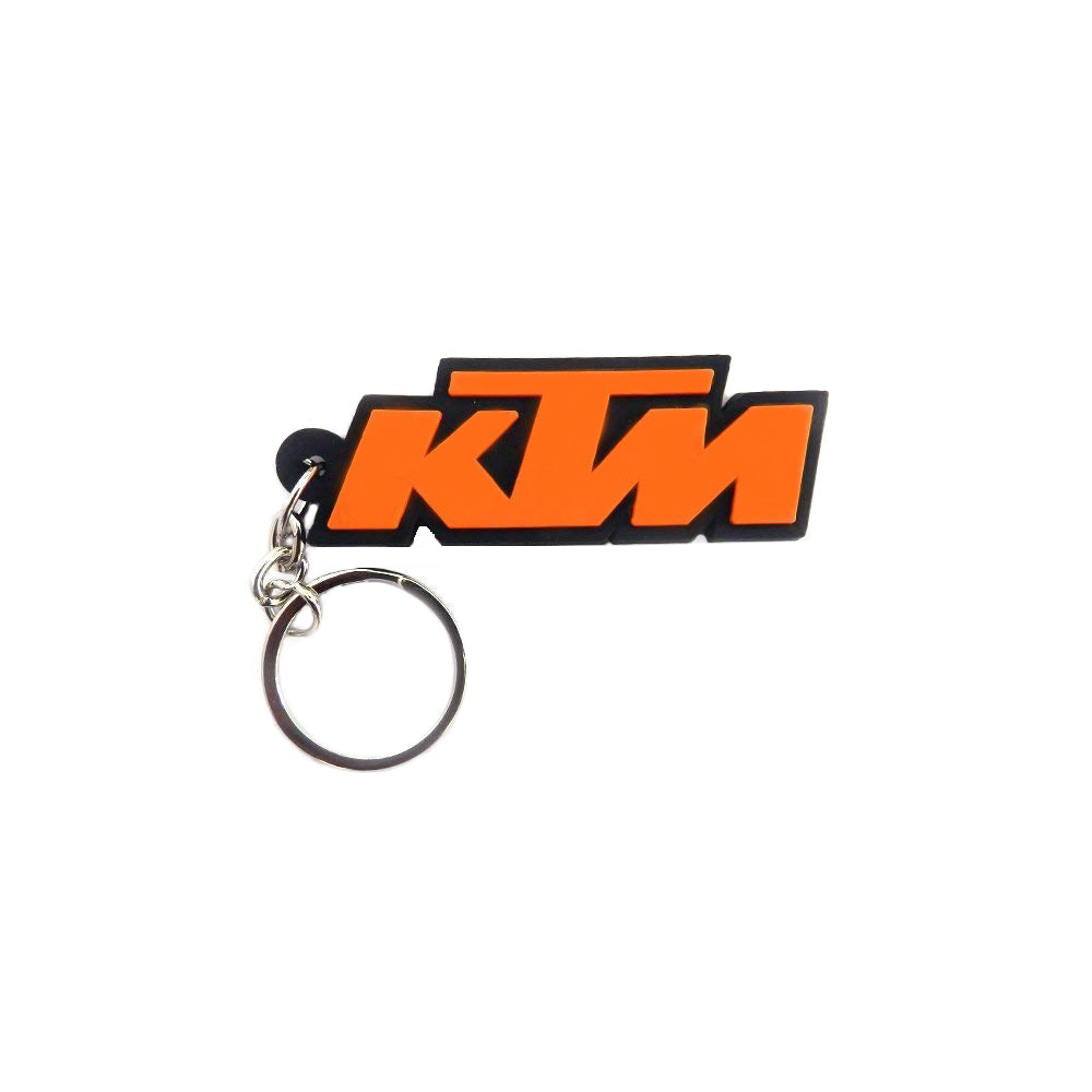 Rubber Orange KTM Key Chain For Motorcycles