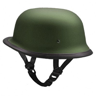 German Style Mat Green Helmet