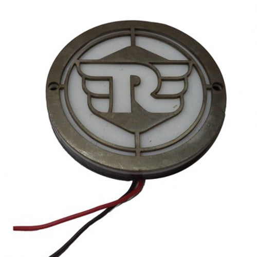 Metal Plate Logo LED Light For Royal Enfield Motorcycle