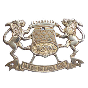 Brass Rear Number Plate Monster Plate For Royal Enfield Motorcycle