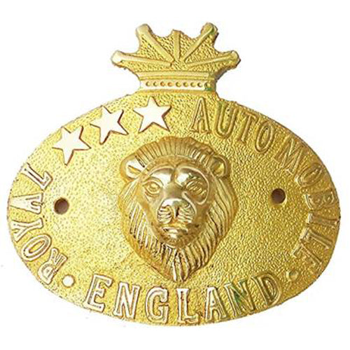 Brass Rear Mudguard Lion Face Badge For Royal Enfield Motorcycle