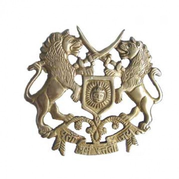 Brass Rear Number Plate Monster For Royal Enfield Motorcycle
