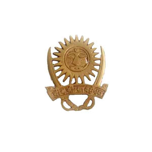 Brass Rear Number Plate Sun Symbol With Sword For Royal Enfield Motorcycle
