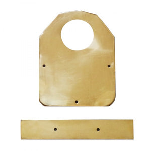 Brass Number Plate Set For Classic Royal Enfield Motorcycle
