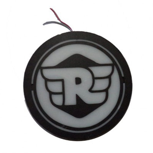 Plastic Plate Logo LED Light For Royal Enfield Motorcycle