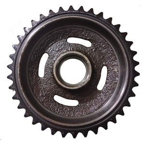 Royal Enfield Classic 350  Chain Sprocket Kit fitted  with brake shoe system in the rear wheel