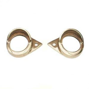 Brass Pilot Lamp Rim With Shade For Royal Enfield Motorcycle