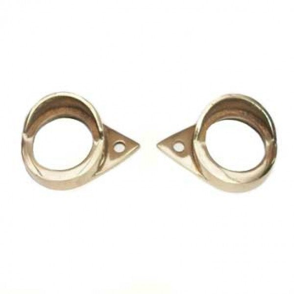 Brass Pilot Lamp Rim With Shade For Royal Enfield Motorcycle