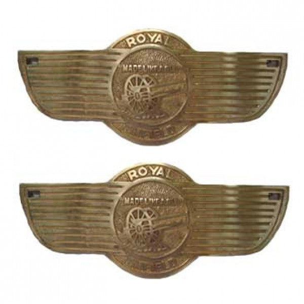 Brass Petrol Tank Motif For Royal Enfield Motorcycle