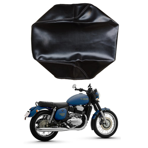 Jawa Motorcycle  Plain Seat Cover-Black