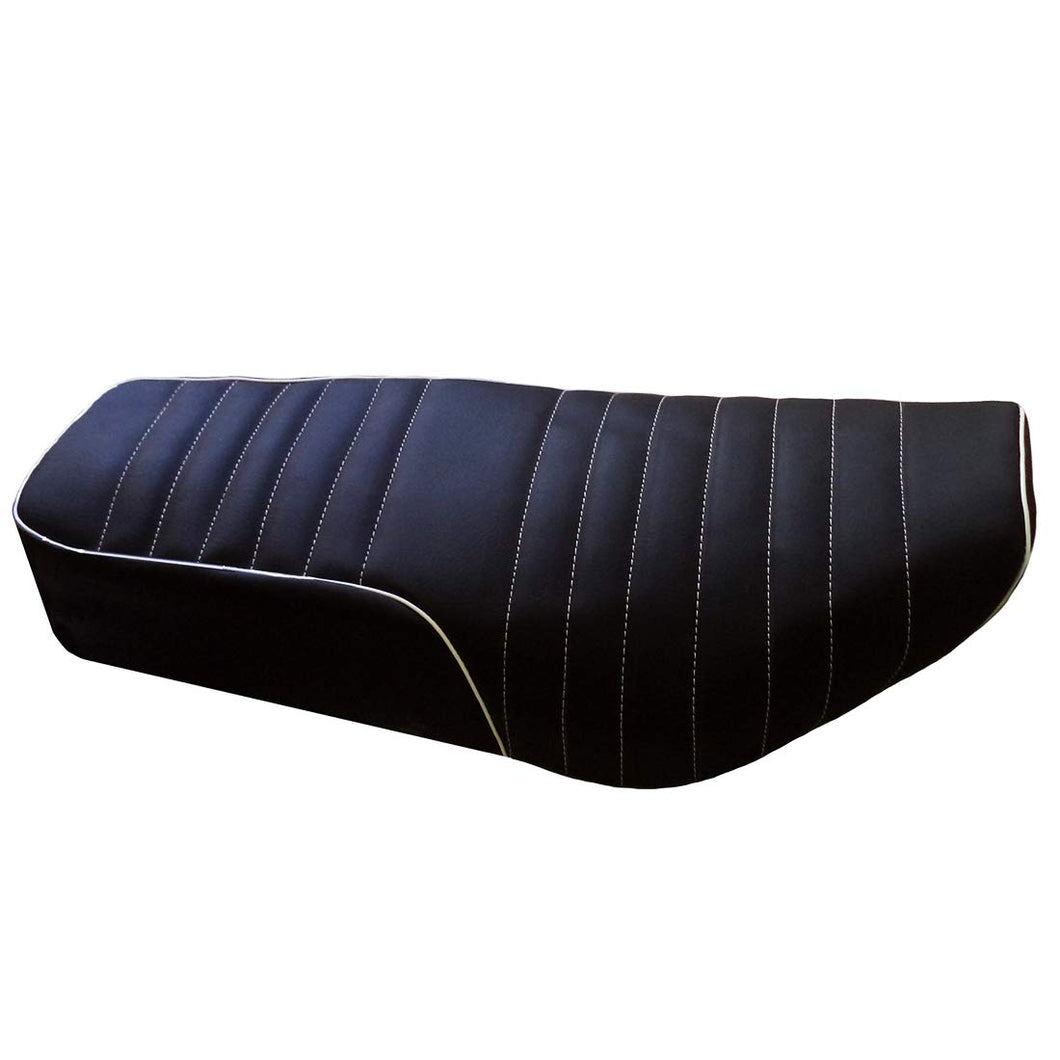 Leatherette Seat Cover Black With Foam For Royal Enfield Electra