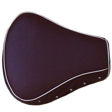 Load image into Gallery viewer, Leatherette Seat Cover Black With Foam Button &amp; Piping For Royal Enfield Classic Modal