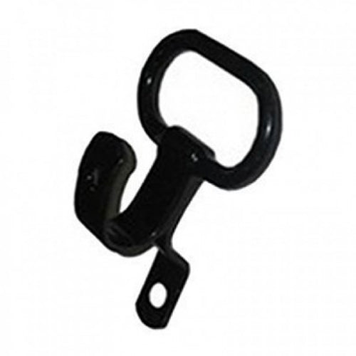 Black Powder Coated Seat Side Hook For Motorcycle & Bikes