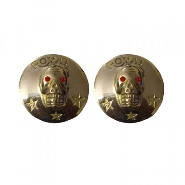 Brass Swing Arm Cap Set Skull Design For Royal Enfield Motorcycle