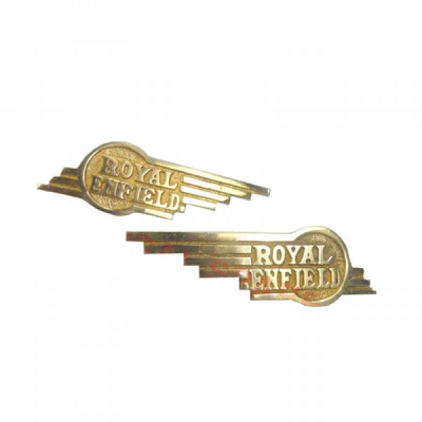 Brass Tool Box Motif Set For Royal Enfield Motorcycle